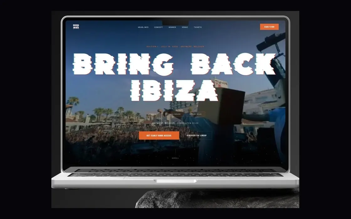Werk van Creative Hero voor Bring Back Ibiza.