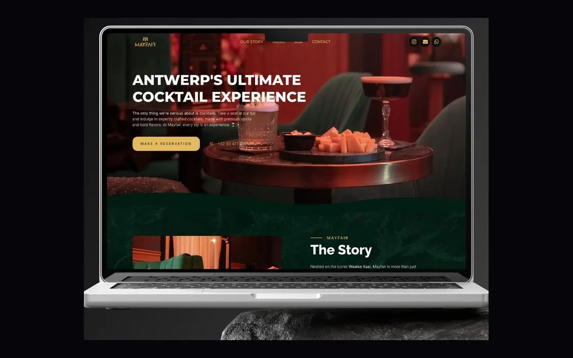Werk van Creative Hero voor Mayfair.